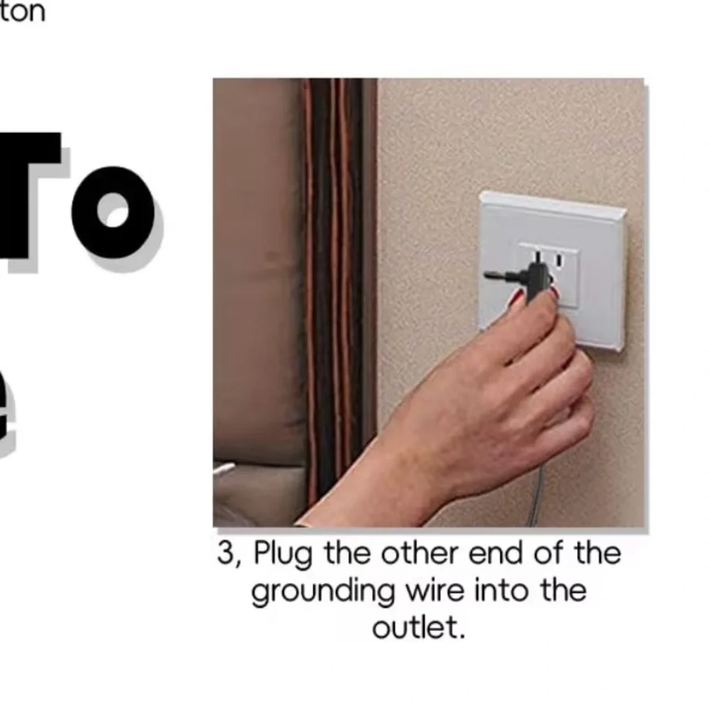 53 by 69 grounding mat with plug